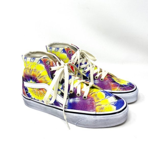 💖MEGA SALE💖Vans Sk8-Hi Women Tapered Washed Eie Bye Multicolor   VN0A4U1619X - Picture 7 of 9